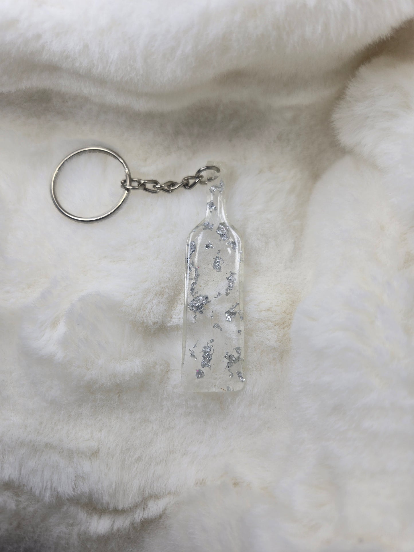 Foil Keychain: Silver
