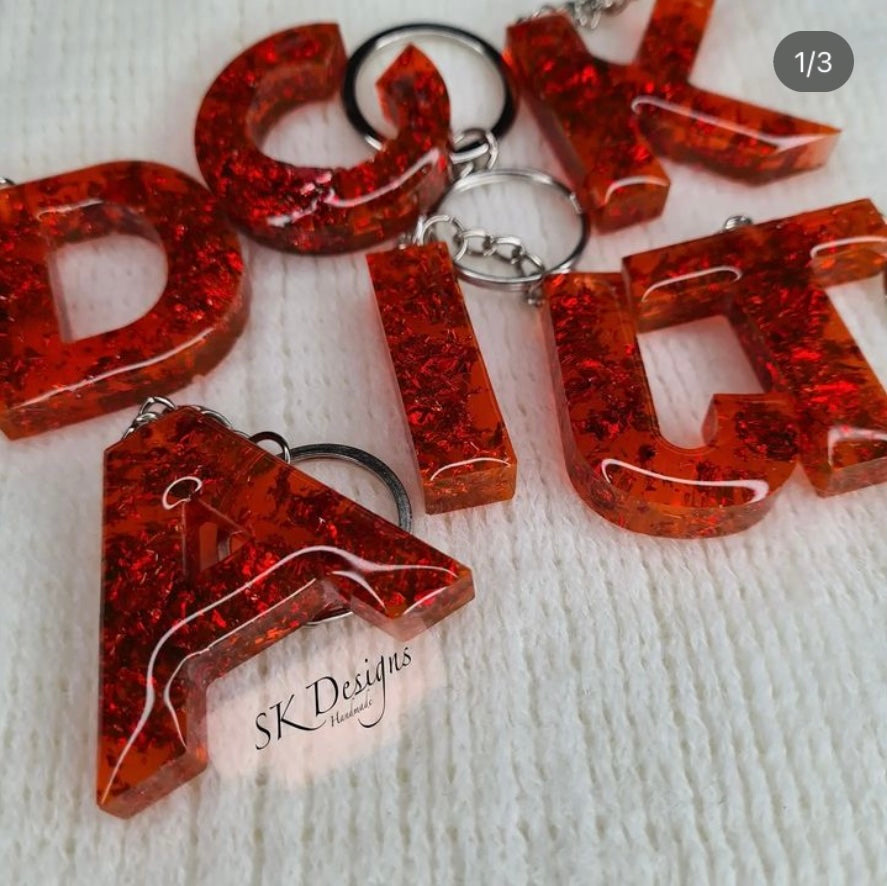 Foil Keychain: Red